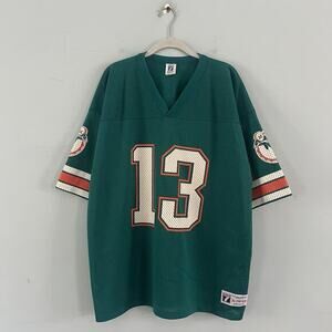 Vintage‎ Miami Dolphins Dan Marino #13 Logo 7 NFL Football Jersey